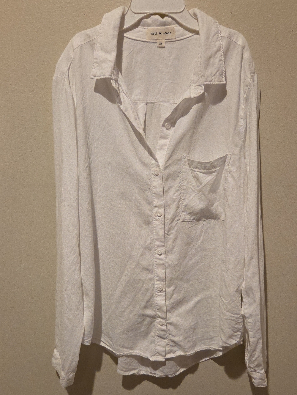 ❤️ ANTHROPOLOGIE CLOTH & STONE BUTTON DOWN TOP / SHIRT, XL